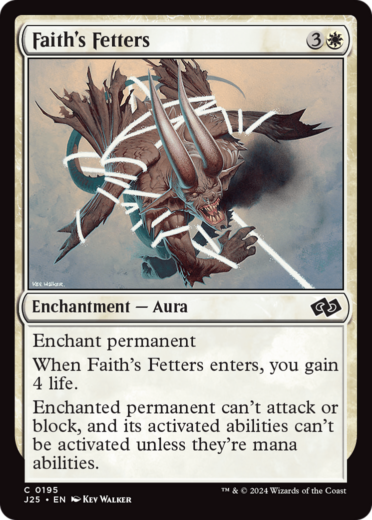 Faith's Fetters [Foundations Jumpstart] | Webway Games