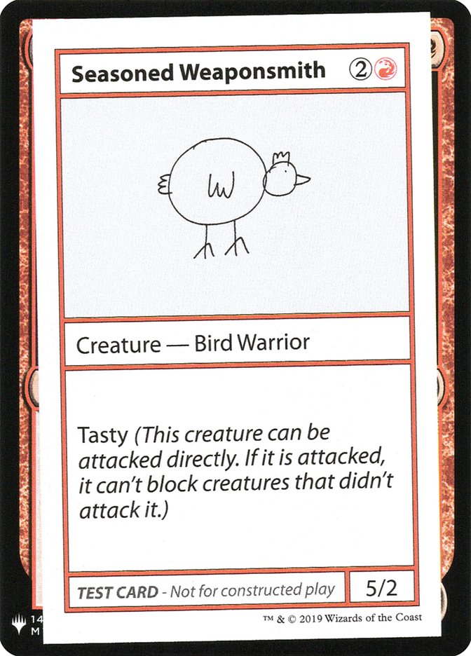 Seasoned Weaponsmith [Mystery Booster Playtest Cards] | Webway Games