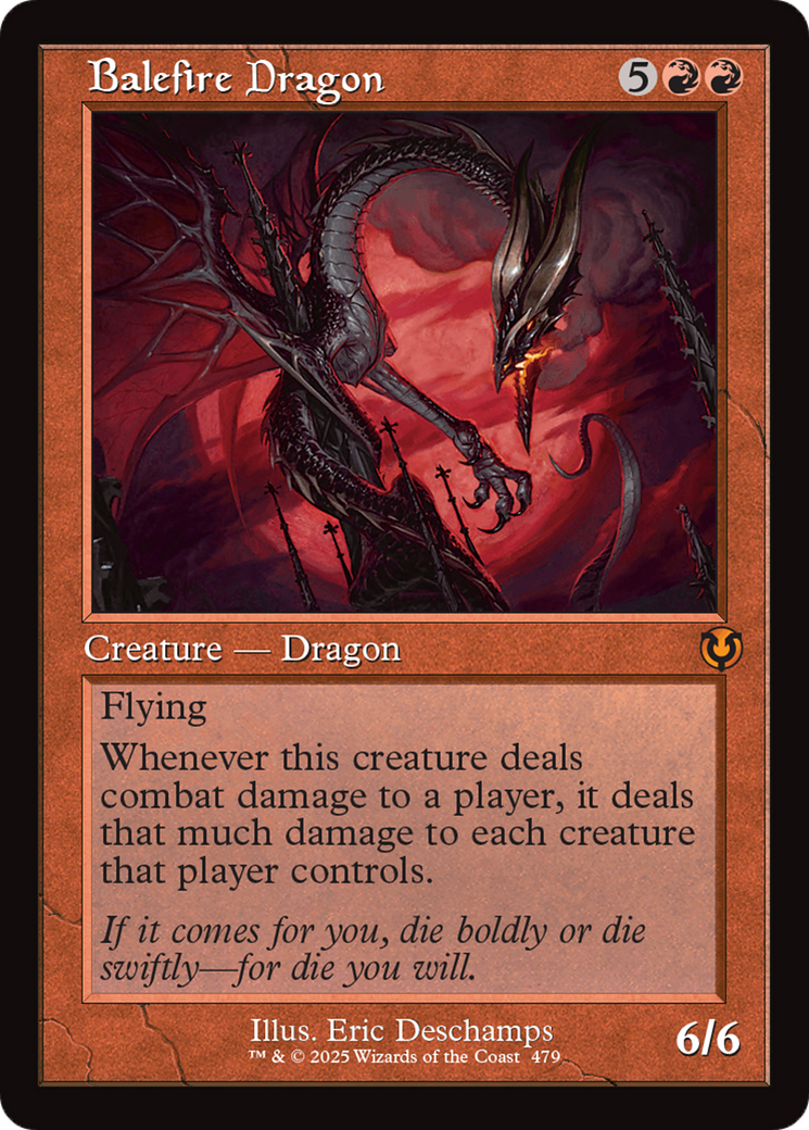 Balefire Dragon (Retro Frame) [Innistrad Remastered] | Webway Games