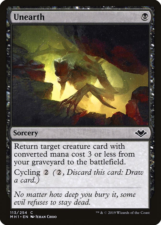 Unearth [Modern Horizons] | Webway Games