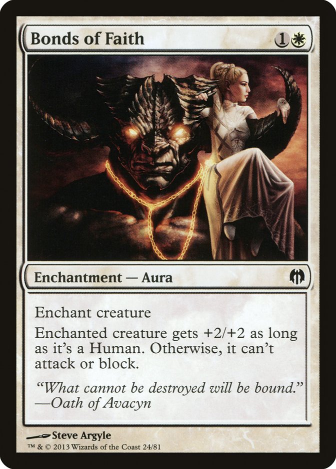 Bonds of Faith [Duel Decks: Heroes vs. Monsters] | Webway Games