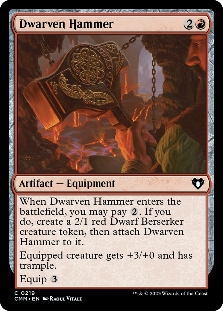 Dwarven Hammer [Commander Masters] | Webway Games