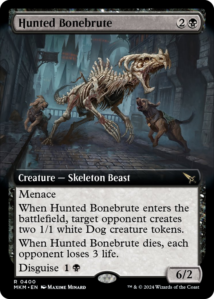 Hunted Bonebrute (Extended Art) [Murders at Karlov Manor] | Webway Games