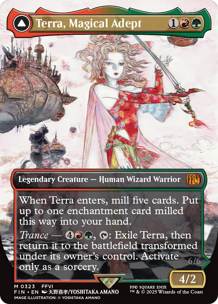 Terra, Magical Adept // Esper Terra (Borderless) [FINAL FANTASY] | Webway Games