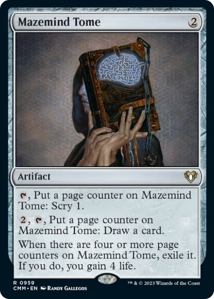 Mazemind Tome [Commander Masters] | Webway Games