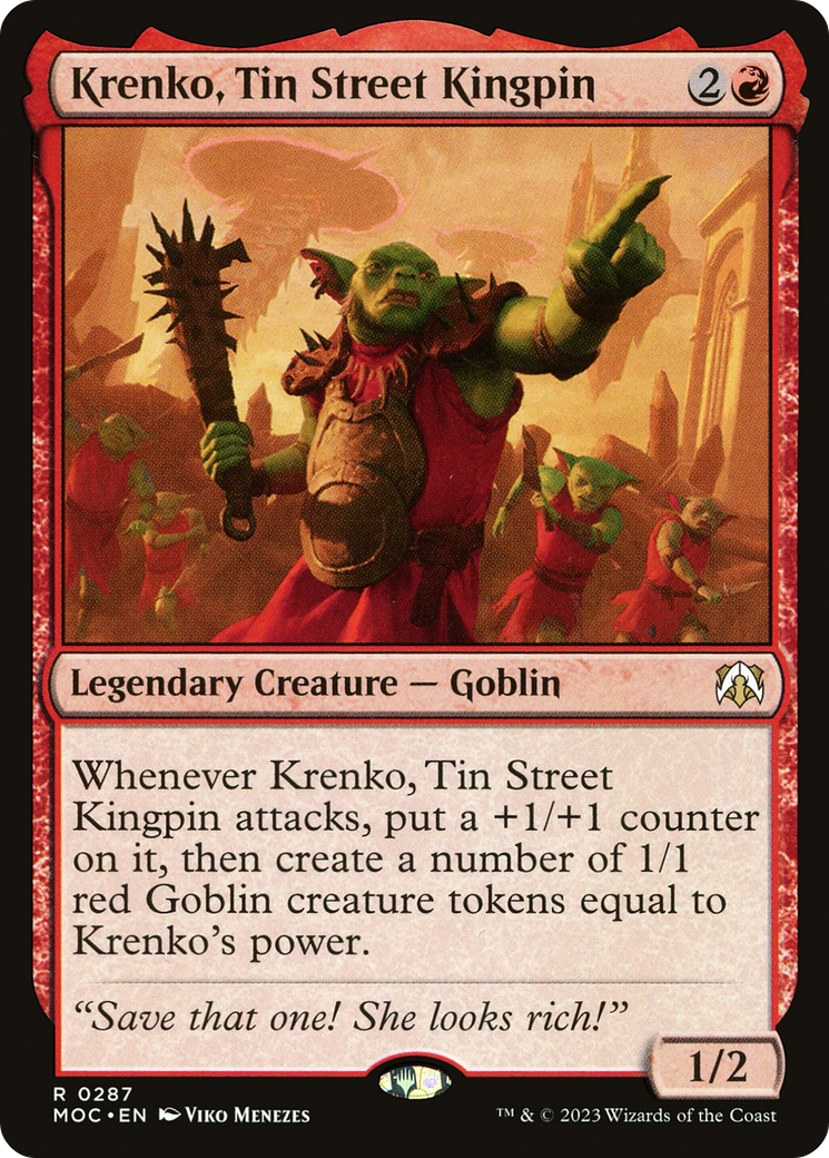 Krenko, Tin Street Kingpin [March of the Machine Commander] | Webway Games