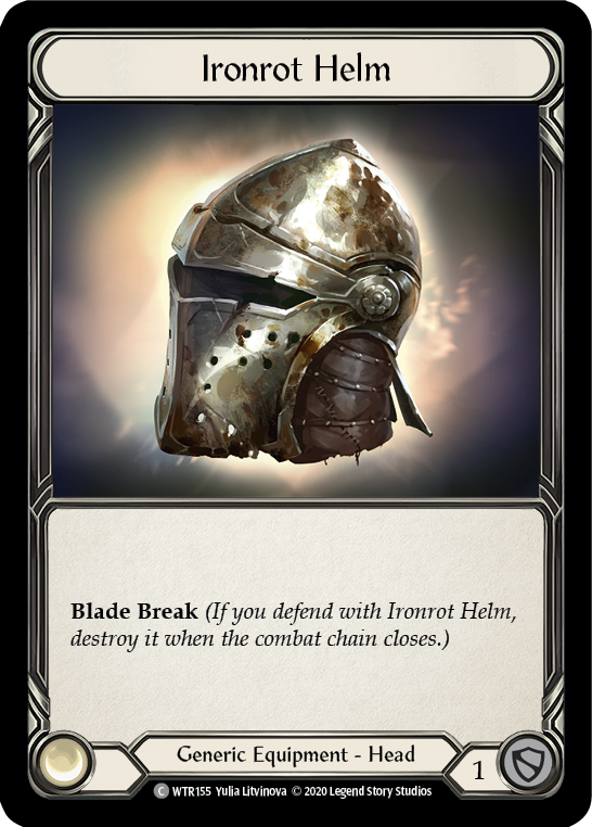 Ironrot Helm [U-WTR155] (Welcome to Rathe Unlimited)  Unlimited Rainbow Foil | Webway Games
