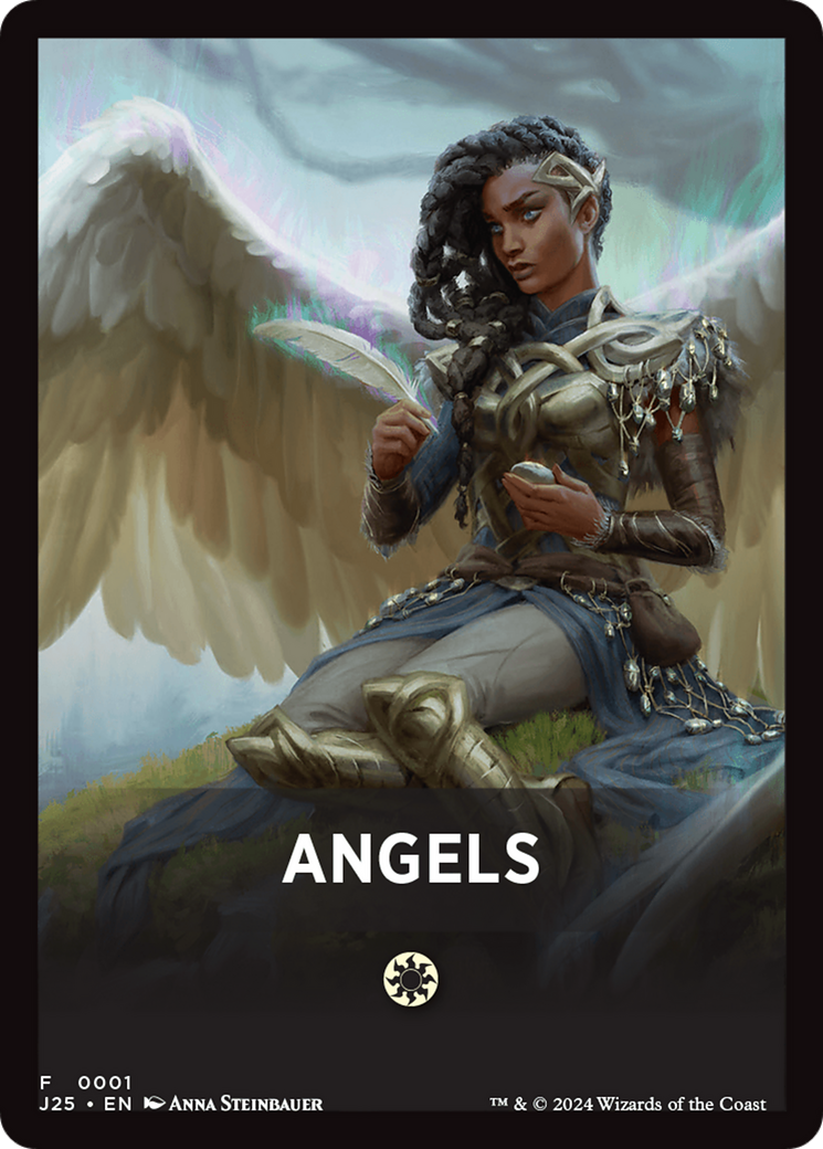 Angels Theme Card [Foundations Jumpstart Front Cards] | Webway Games