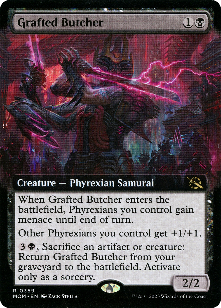 Grafted Butcher (Extended Art) [March of the Machine] | Webway Games