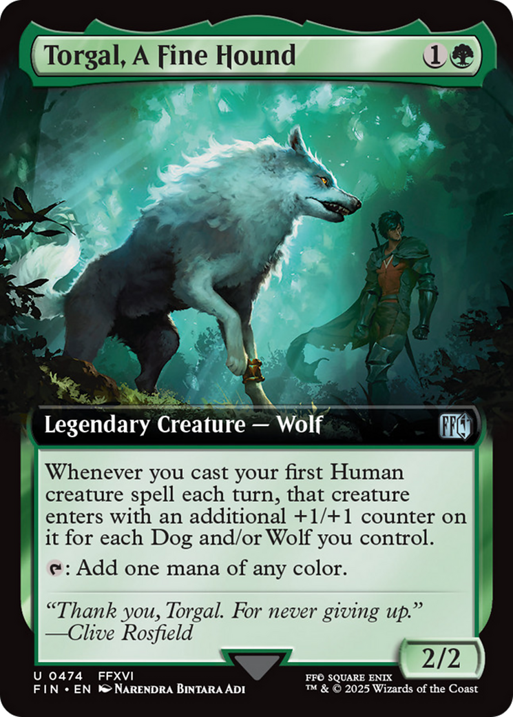 Torgal, A Fine Hound (Extended Art) [FINAL FANTASY] | Webway Games