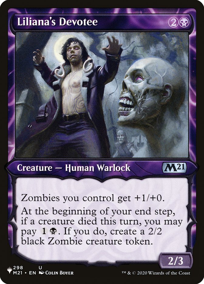 Liliana's Devotee (Showcase) [The List] | Webway Games