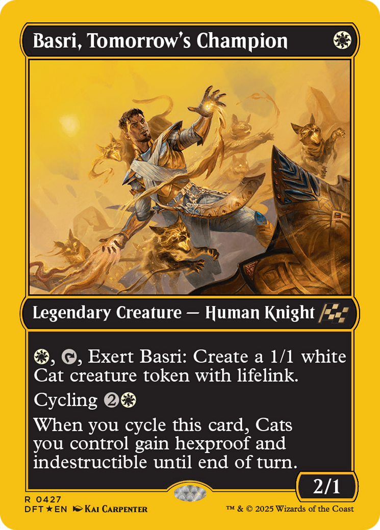 Basri, Tomorrow's Champion (First-Place Foil) [Aetherdrift] | Webway Games