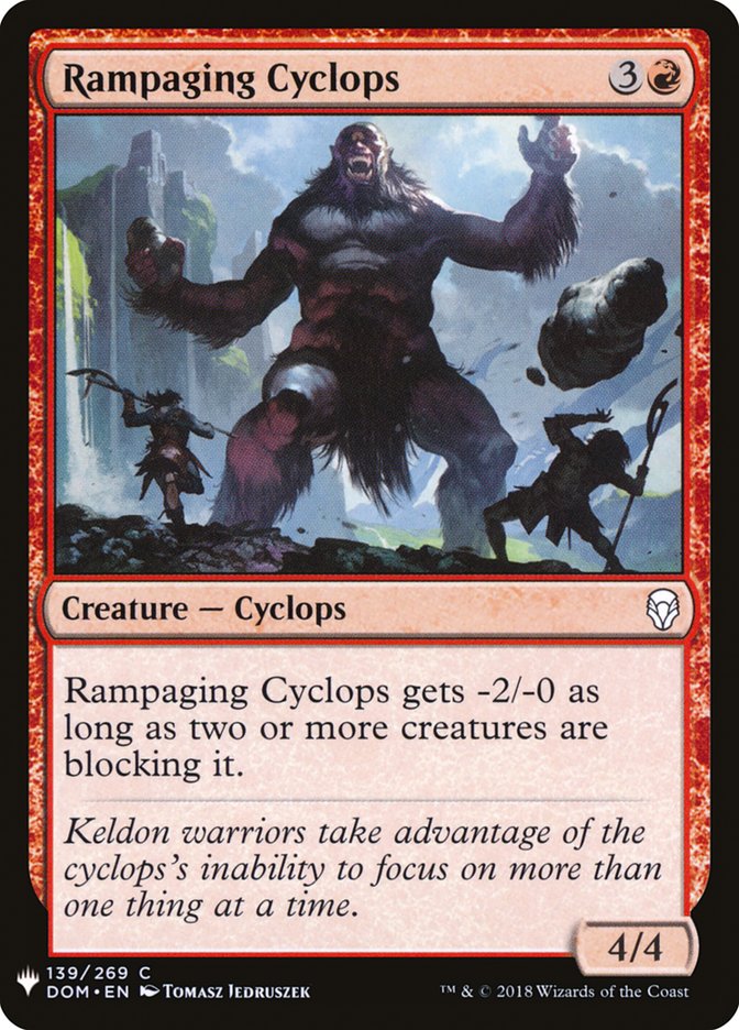 Rampaging Cyclops [Mystery Booster] | Webway Games