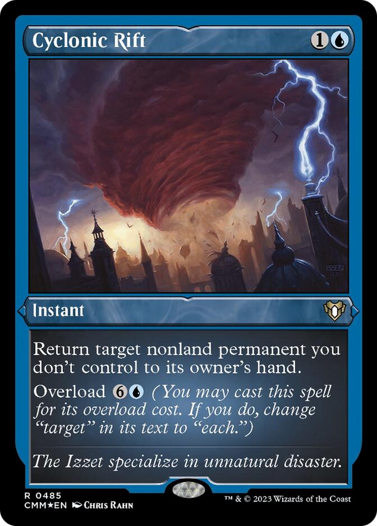 Cyclonic Rift (Foil Etched) [Commander Masters] | Webway Games