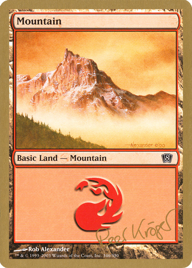 Mountain (pk346) (Peer Kroger) [World Championship Decks 2003] | Webway Games