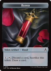 Zombie (0010) // Blood Double-Sided Token [Innistrad Remastered Tokens] | Webway Games