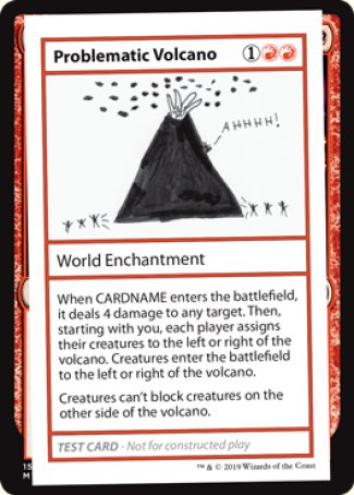 Problematic Volcano (2021 Edition) [Mystery Booster Playtest Cards] | Webway Games