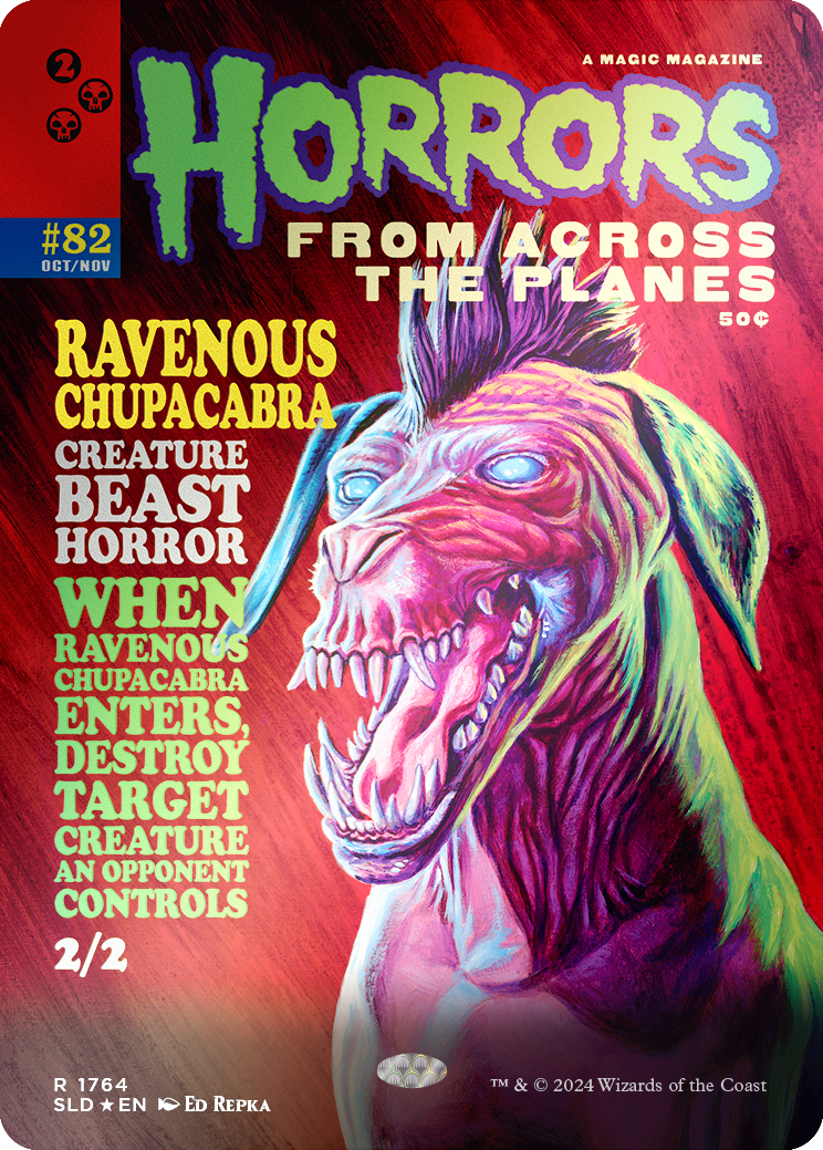 Ravenous Chupacabra (1764) (Rainbow Foil) [Secret Lair Drop Series] | Webway Games
