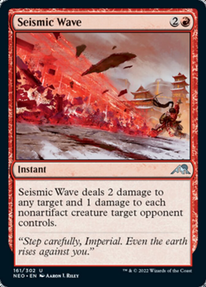 Seismic Wave [Kamigawa: Neon Dynasty] | Webway Games