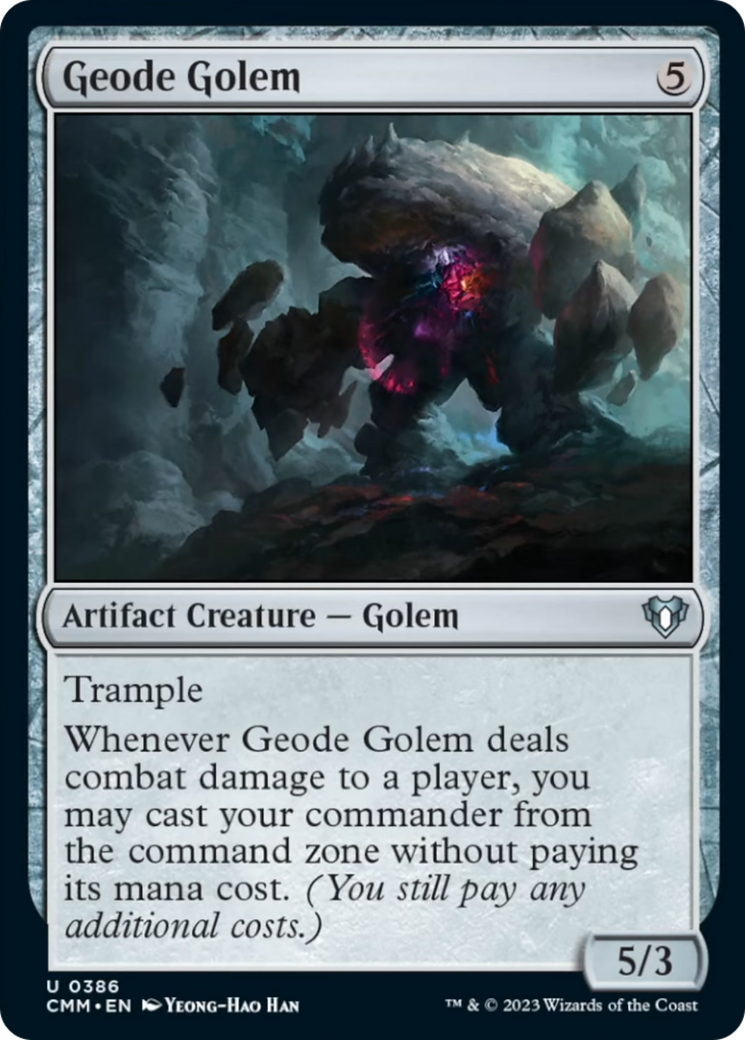 Geode Golem [Commander Masters] | Webway Games