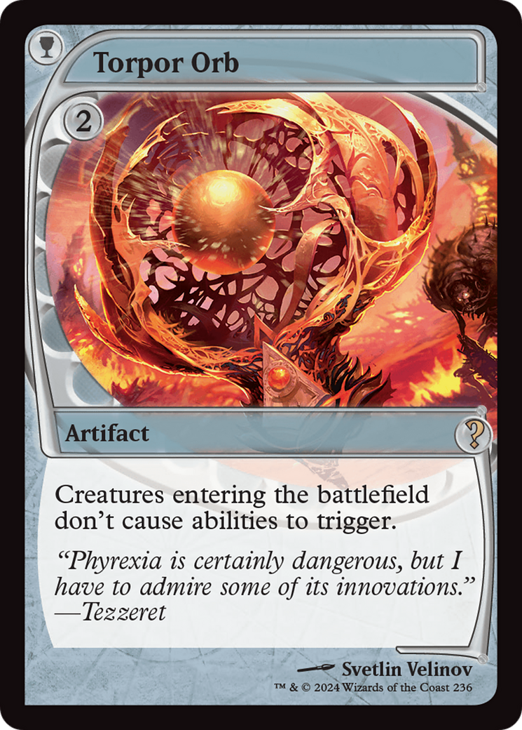 Torpor Orb (Future Sight) [Mystery Booster 2] | Webway Games