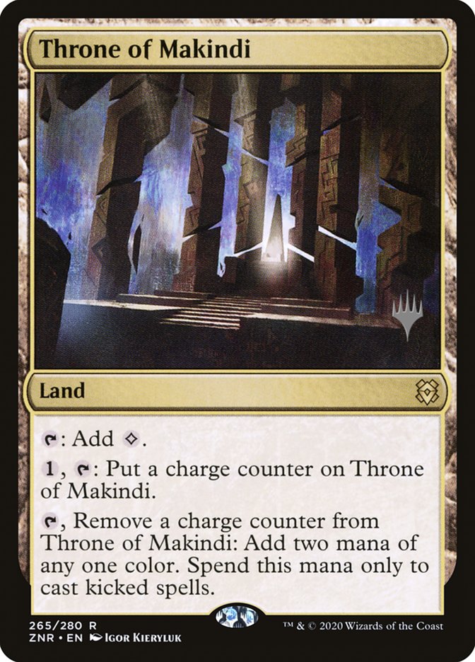 Throne of Makindi (Promo Pack) [Zendikar Rising Promos] | Webway Games