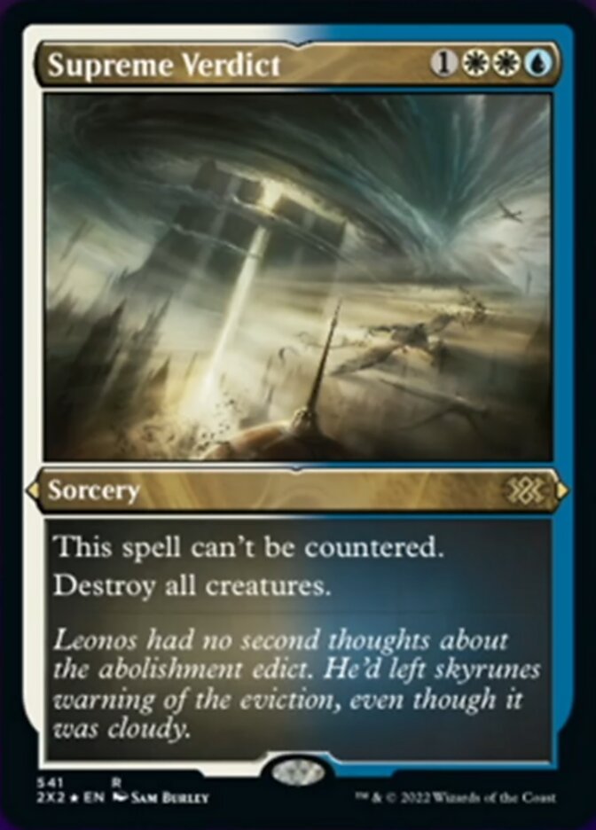 Supreme Verdict (Foil Etched) [Double Masters 2022] | Webway Games