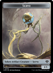 Servo // Elephant Double-Sided Token [Commander Masters Tokens] | Webway Games
