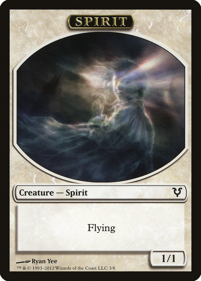 Spirit Token (3/8) [Avacyn Restored Tokens] | Webway Games
