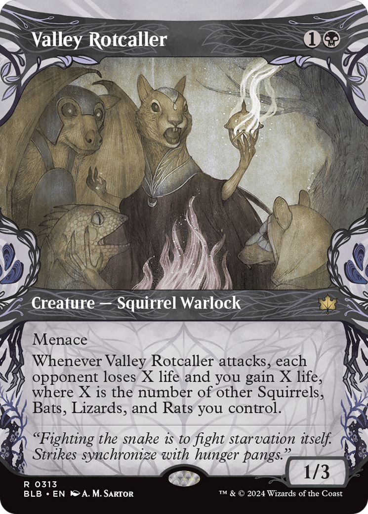 Valley Rotcaller (Showcase) [Bloomburrow] | Webway Games