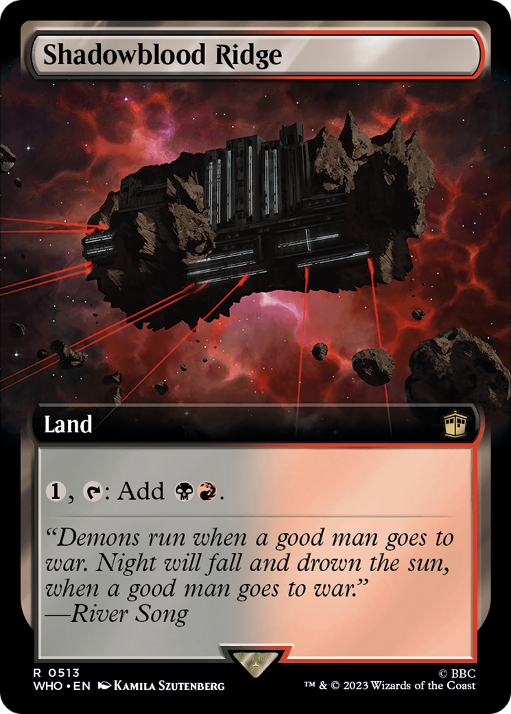 Shadowblood Ridge (Extended Art) [Doctor Who] | Webway Games