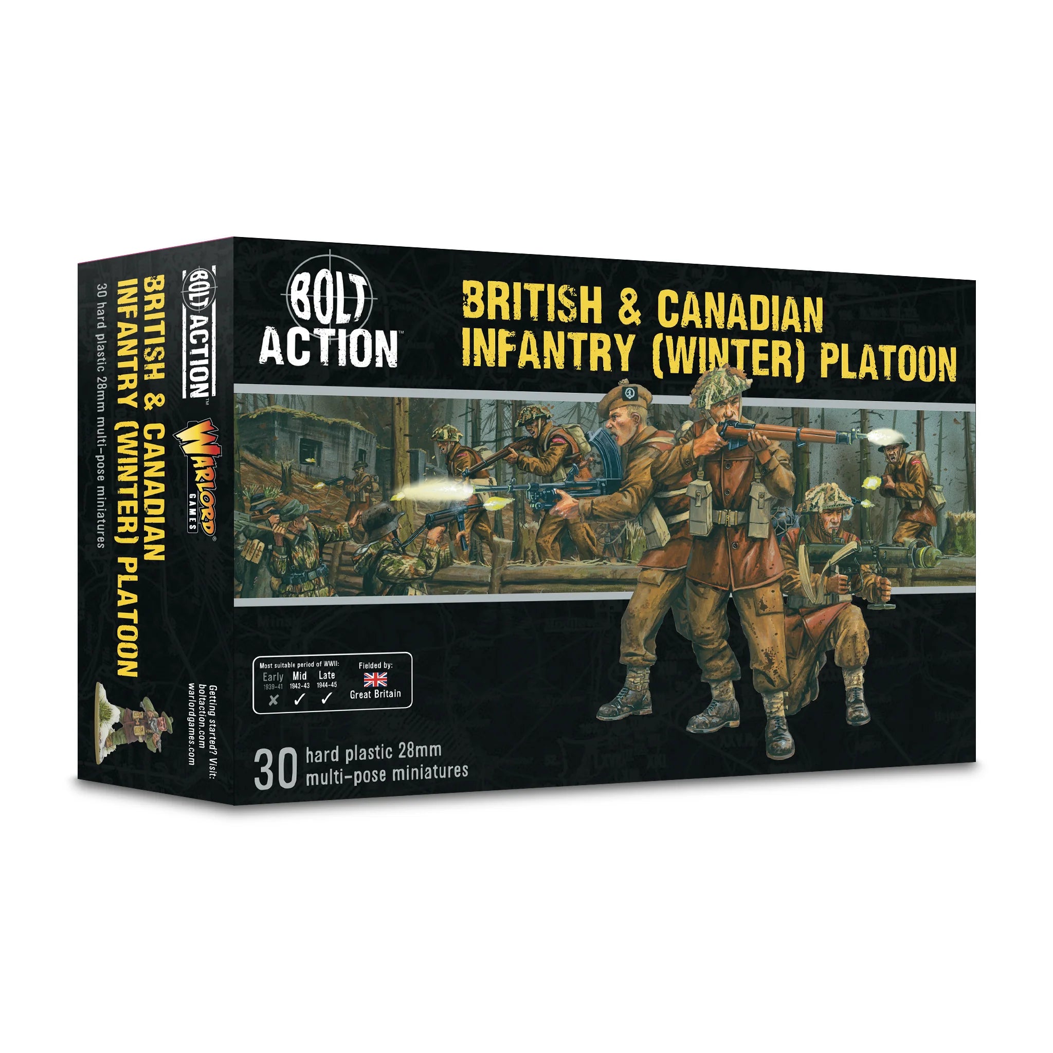 British & Canadian Infantry (Winter) Platoon | Webway Games