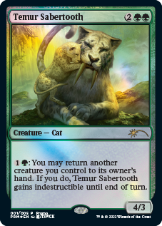 Temur Sabertooth [Year of the Tiger 2022] | Webway Games