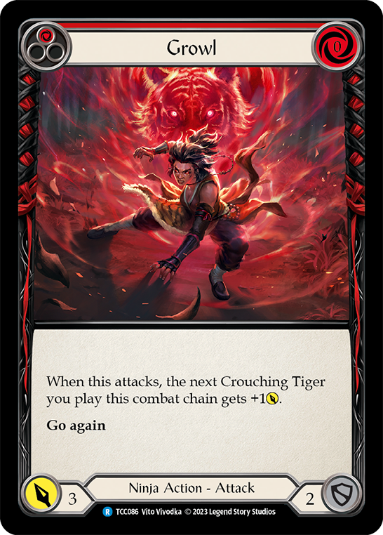 Growl (Red) [TCC086] (Round the Table: TCC x LSS) | Webway Games