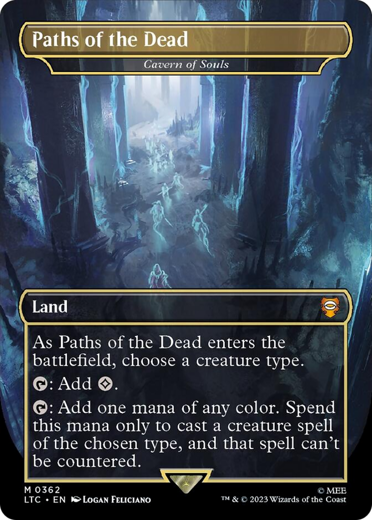 Paths of the Dead - Cavern of Souls (Surge Foil Realms and Relics) [The Lord of the Rings: Tales of Middle-Earth Commander] | Webway Games