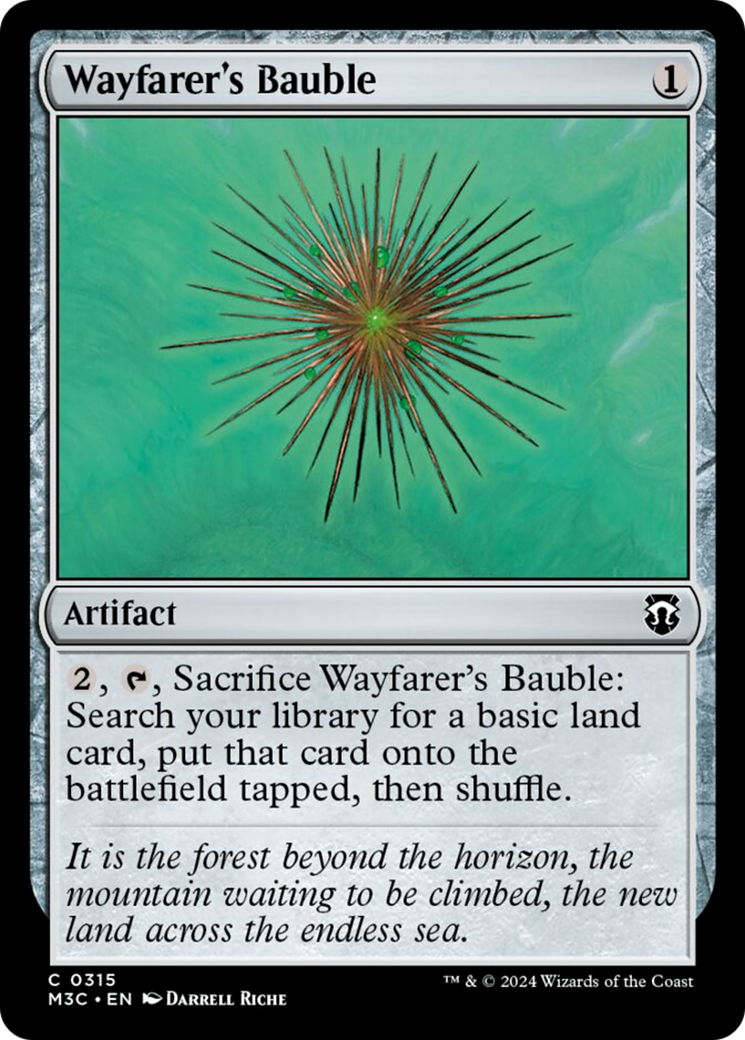 Wayfarer's Bauble (Ripple Foil) [Modern Horizons 3 Commander] | Webway Games
