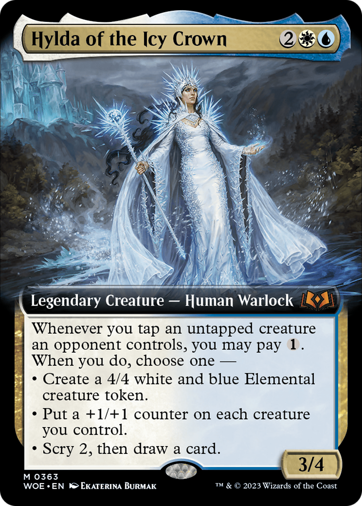 Hylda of the Icy Crown (Extended Art) [Wilds of Eldraine] | Webway Games
