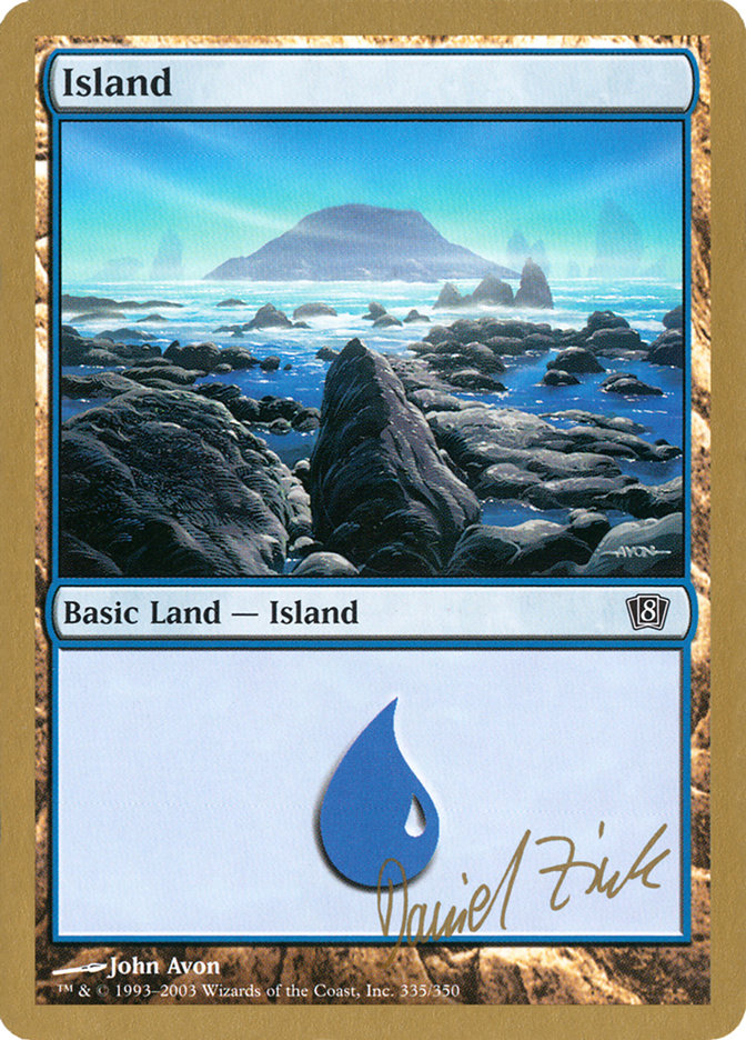 Island (dz335) (Daniel Zink) [World Championship Decks 2003] | Webway Games