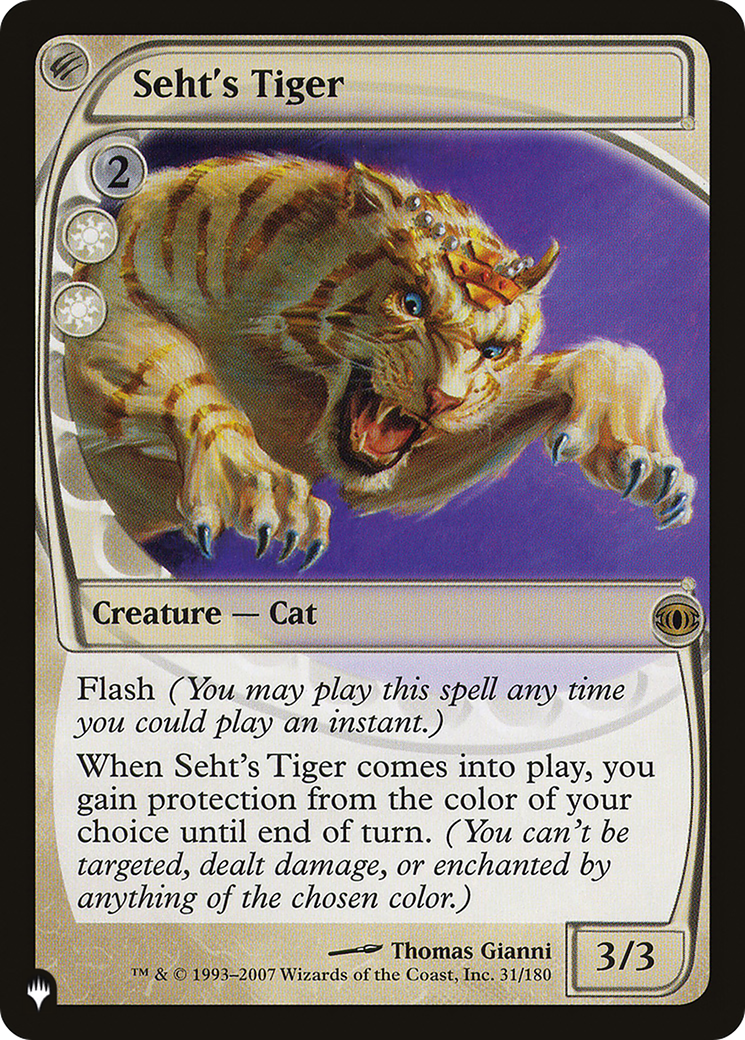 Seht's Tiger [The List] | Webway Games