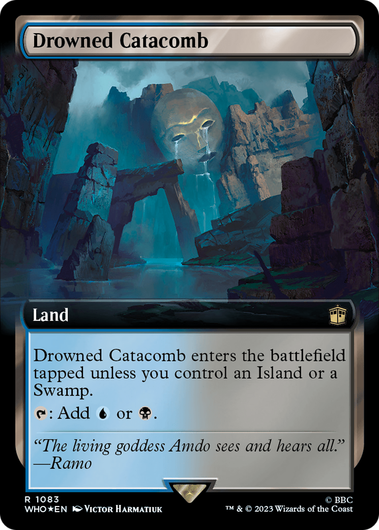Drowned Catacomb (Extended Art) (Surge Foil) [Doctor Who] | Webway Games