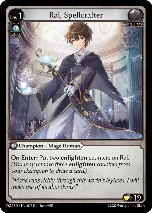 Rai, Spellcrafter (007) [Dawn of Ashes: Starter Decks] | Webway Games