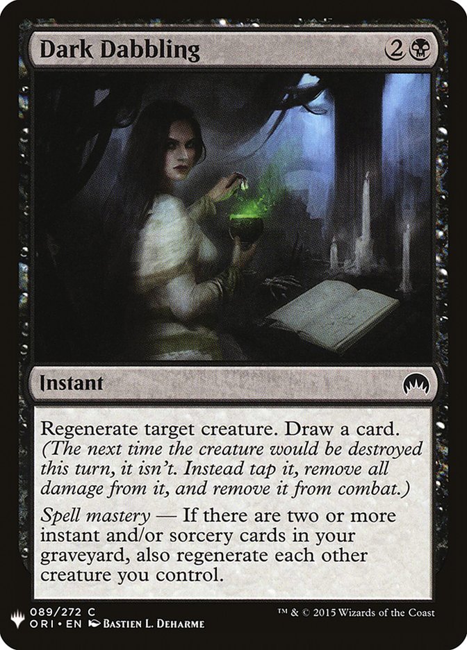 Dark Dabbling [Mystery Booster] | Webway Games
