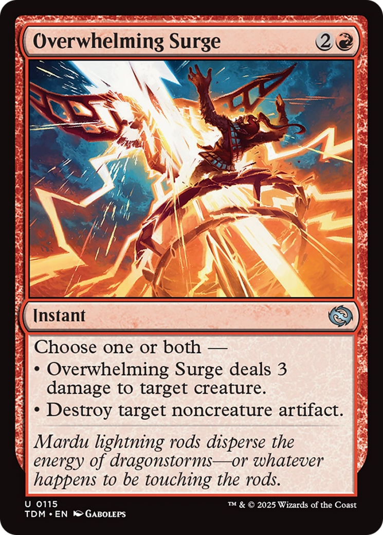 Overwhelming Surge [Tarkir: Dragonstorm] | Webway Games