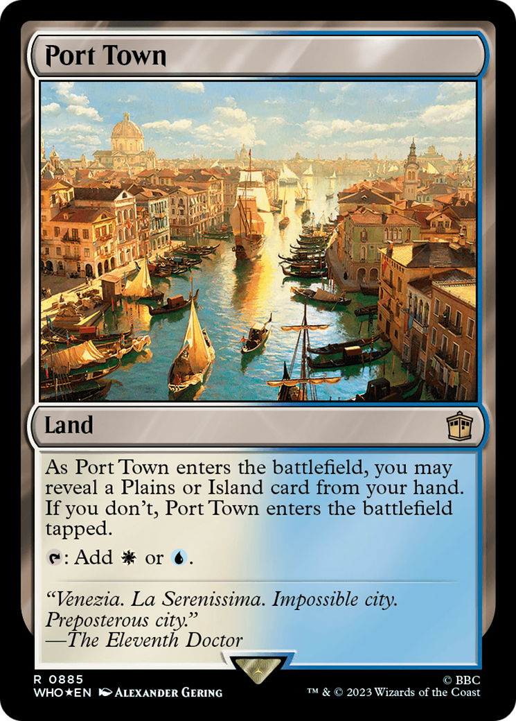 Port Town (Surge Foil) [Doctor Who] | Webway Games