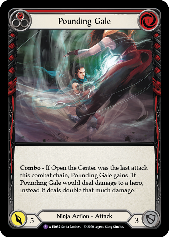 Pounding Gale [U-WTR085] (Welcome to Rathe Unlimited)  Unlimited Rainbow Foil | Webway Games