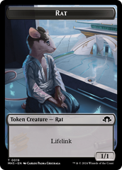 Eldrazi Spawn // Rat Double-Sided Token [Modern Horizons 3 Tokens] | Webway Games