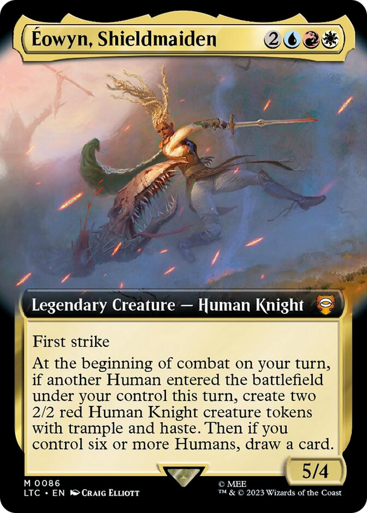 Eowyn, Shieldmaiden (Extended Art) [The Lord of the Rings: Tales of Middle-Earth Commander] | Webway Games