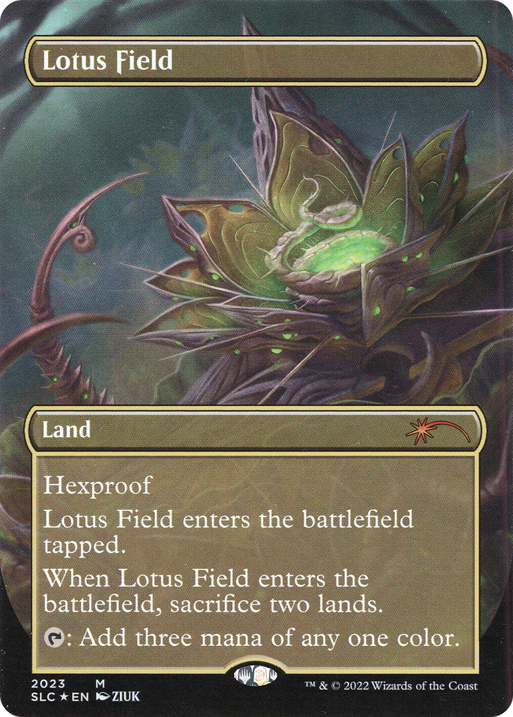 Lotus Field (Borderless) [Secret Lair Countdown Kit] | Webway Games