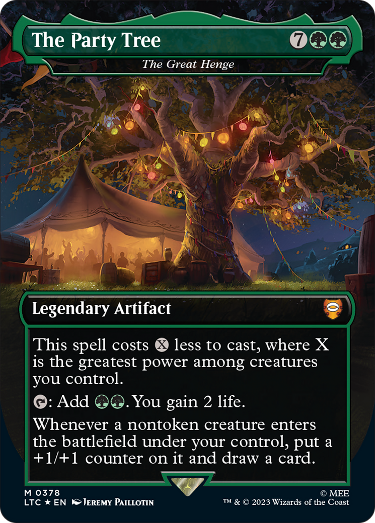 The Party Tree - The Great Henge (Surge Foil Realms and Relics) [The Lord of the Rings: Tales of Middle-Earth Commander] | Webway Games
