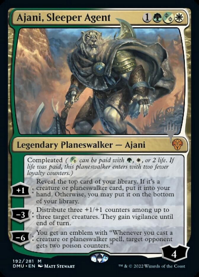 Ajani, Sleeper Agent (Promo Pack) [Dominaria United Promos] | Webway Games
